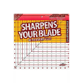 The Cutting Edge Clear Sharpening Edge Ruler 12-1/2in Square